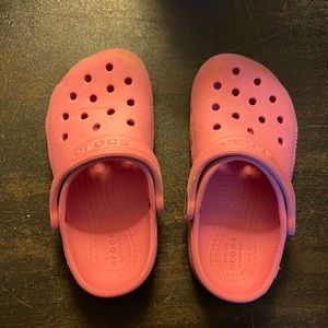 Pink Toddler Crocs